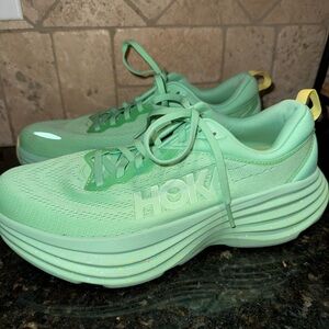 HOKA Bondi 8 Lime Glow / Lemonade Women's Size 9